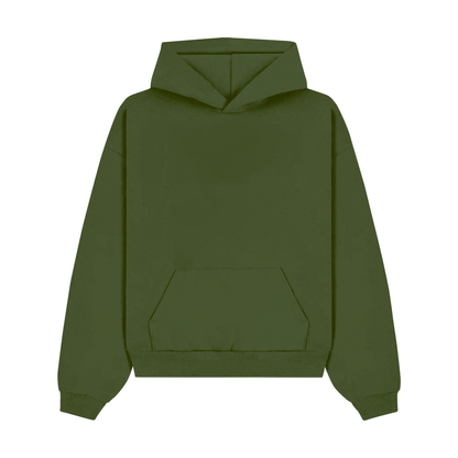 MKE OLD ENGLISH HOODIE - OLIVE